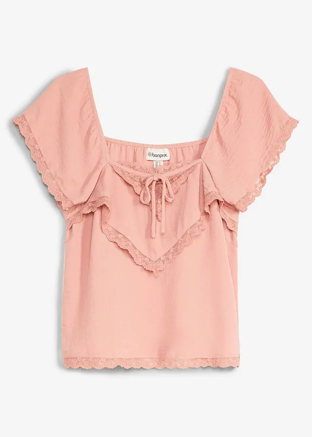 Blusa de crepé ligero