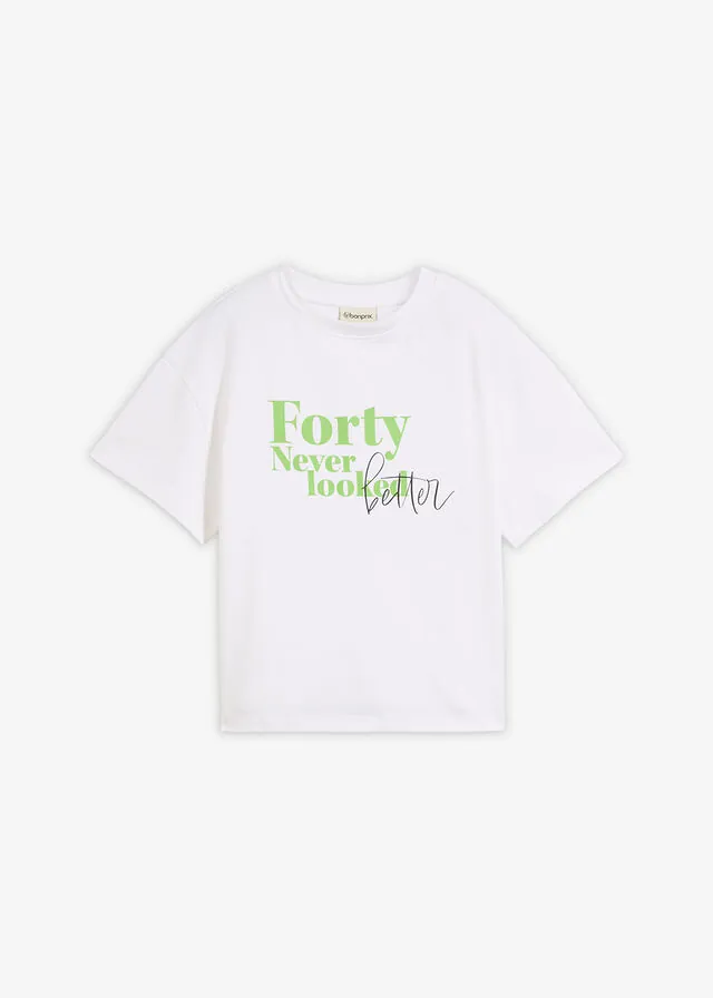 Camiseta ancha de algodón orgánico puro