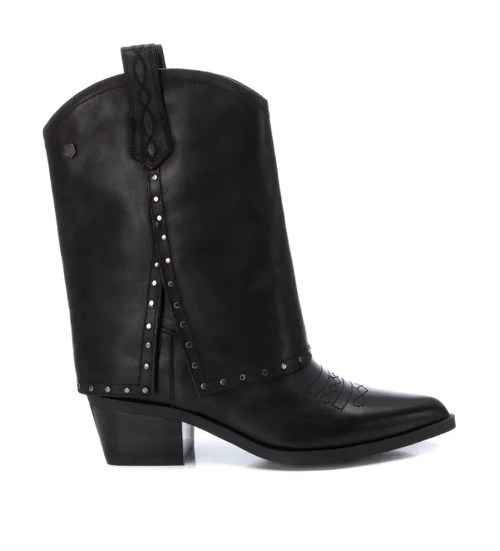 Carmela para mujer. 16196101-NEGRO Botines de piel 161961 Negro (36), 3 a 5cm, Ninguno, Casual
