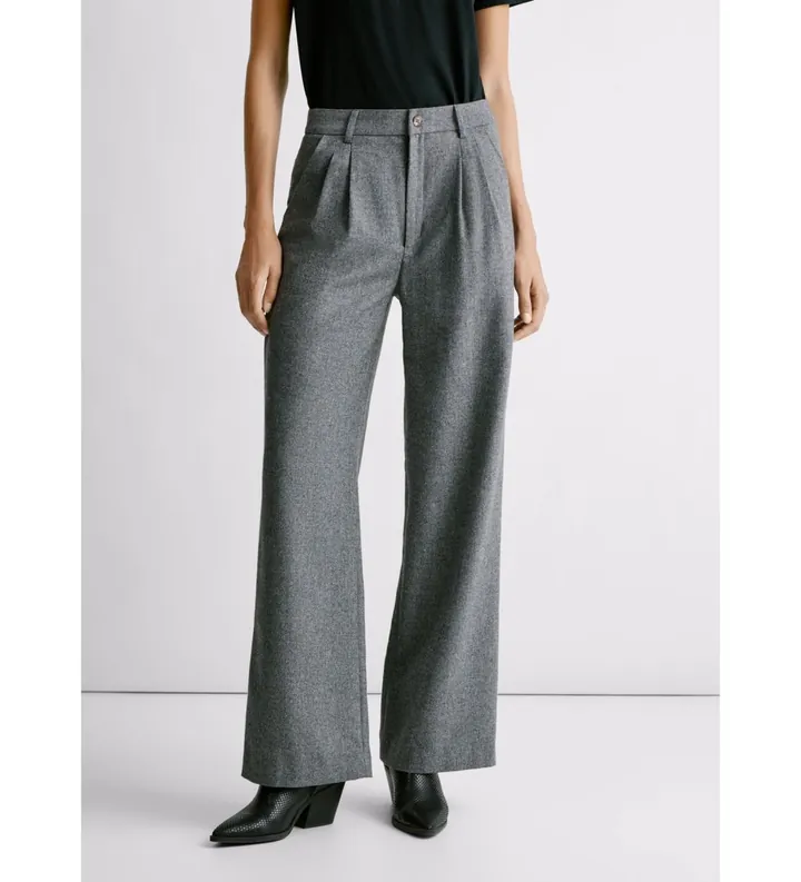 Pepe Jeans para mujer. PL2100009 Pantalón Sia gris (L), Casual, Algodón