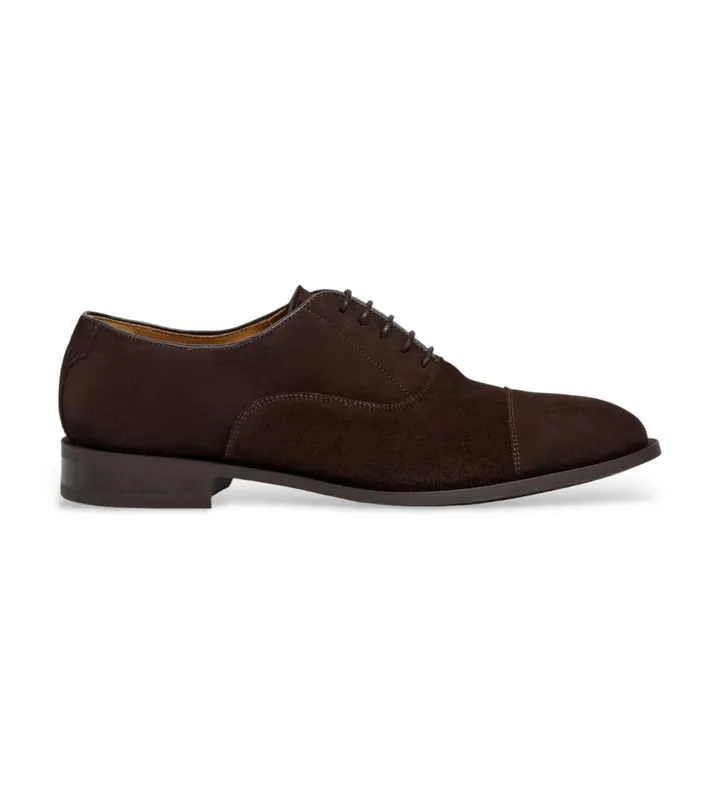 Hackett London para hombre. HMS200073 Zapatos de Piel Woking Oxford S marrón (40), Plano, Cordones, Casual, Fiesta, Clásico