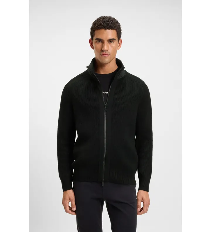BOSS para hombre. 50548685 Chaqueta Kigloo negro (L), Casual, Sintético