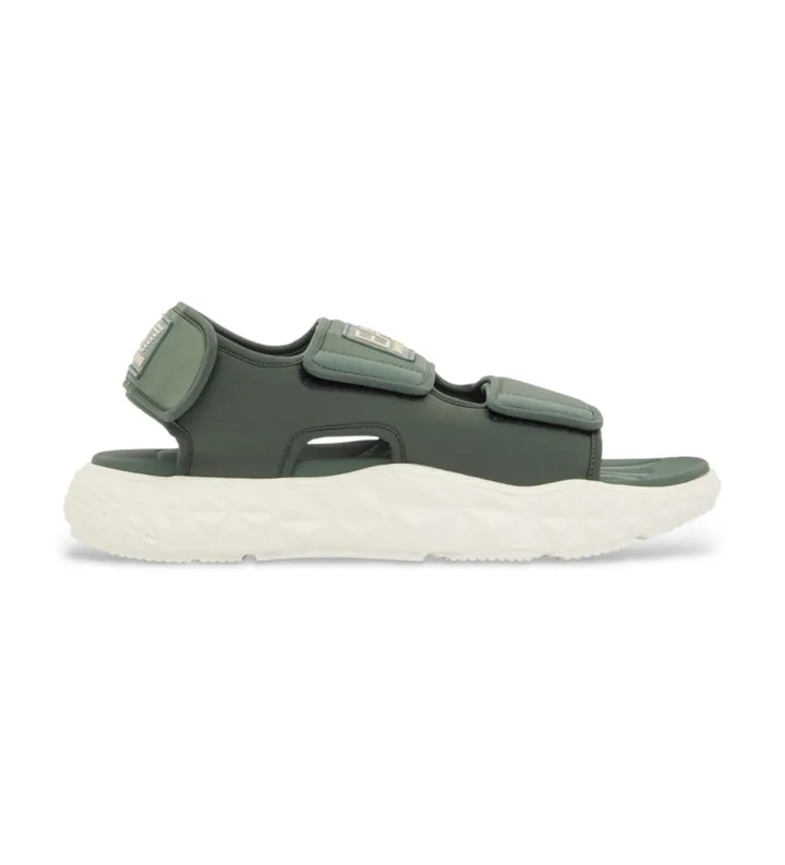 EA7 unisex. 7X000667_AF23654 Sandalias Water Sports Kombat verde (44), Plano, Velcro, Casual