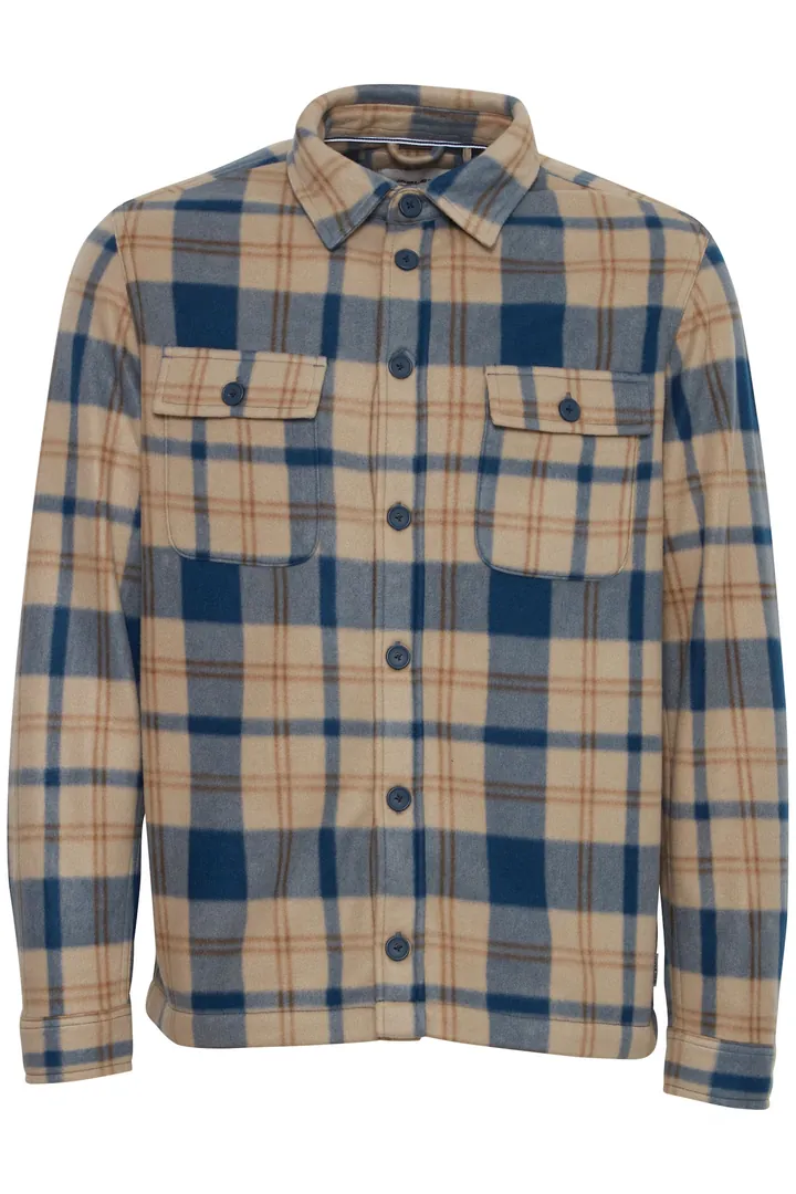 BLEND Chaqueta de entretiempo 'Craig'  beige / azul
