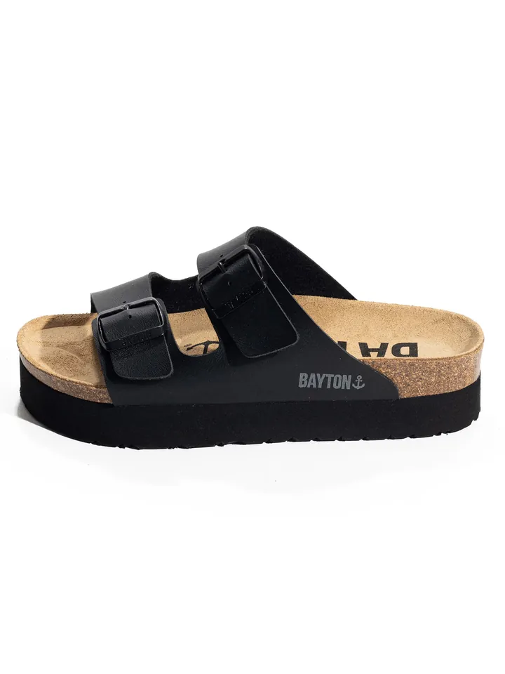Bayton Zapatos abiertos 'JAPET' arena / negro