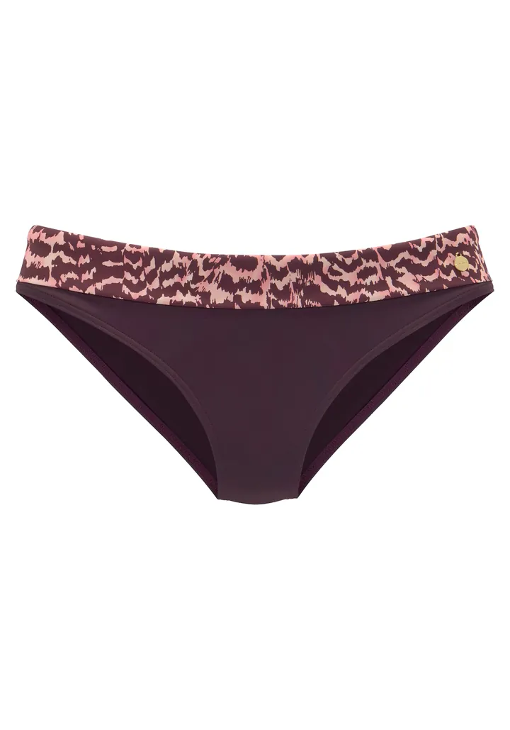 LASCANA Braga de bikini  rosa / rojo vino