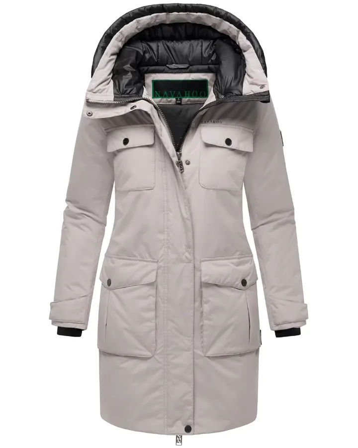 NAVAHOO Parca de invierno 'Eissturm 14' beige claro