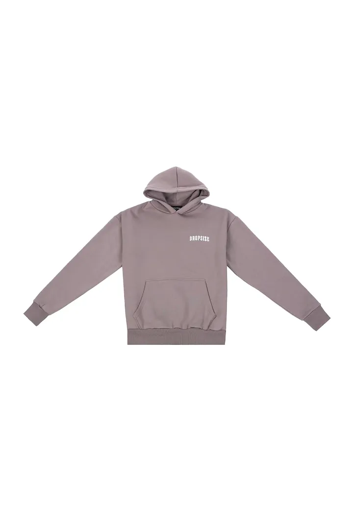 Dropsize Sudadera 'Elite Hustlers' marrón / blanco