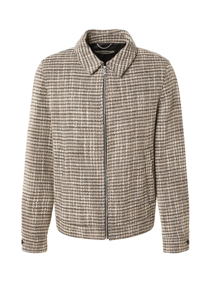 DRYKORN Chaqueta de entretiempo 'RIKKA 2'  marrón / capuchino / negro