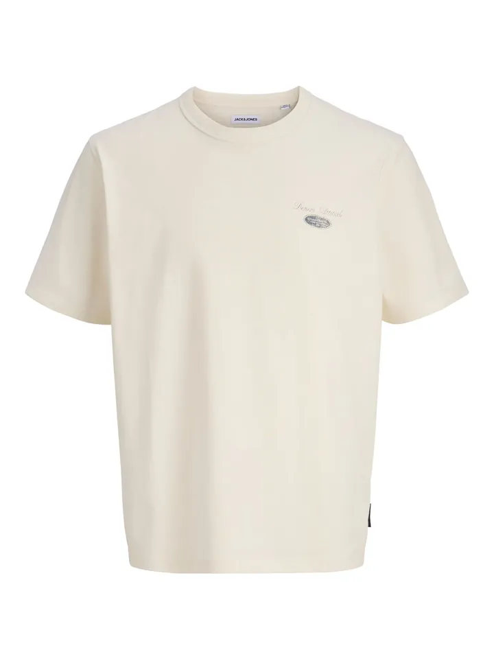 JACK & JONES Camiseta  ópalo / blanco lana