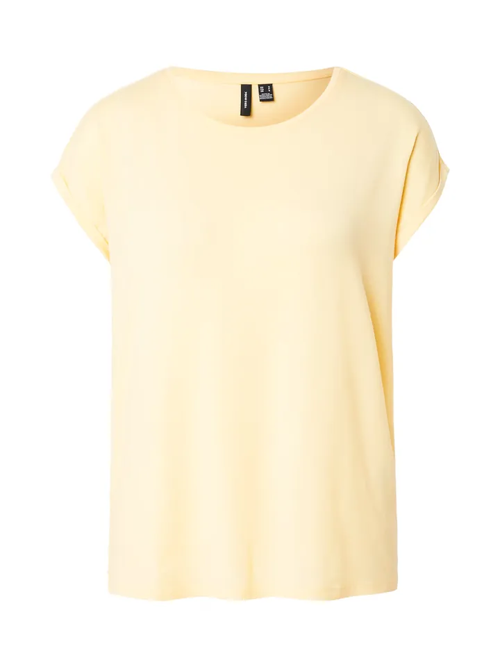 VERO MODA Camiseta 'VMAva' amarillo pastel