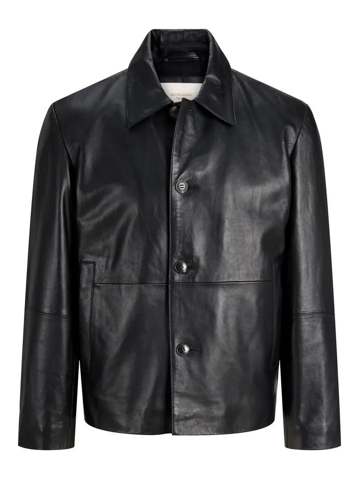 JACK & JONES Chaqueta de entretiempo negro