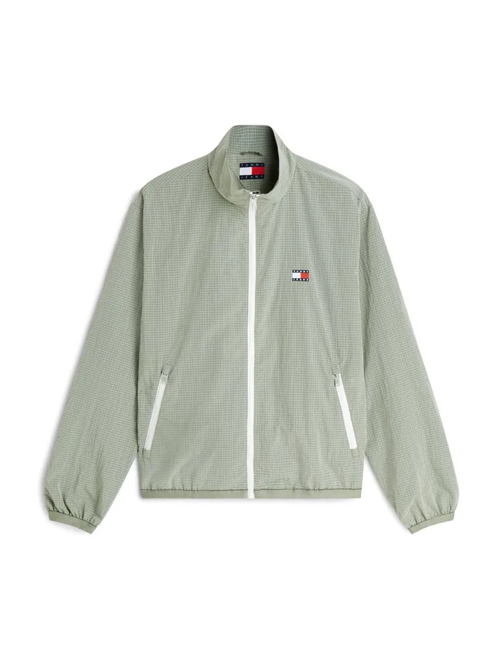 Tommy Jeans Chaqueta de entretiempo 'ESSENTIAL' verde