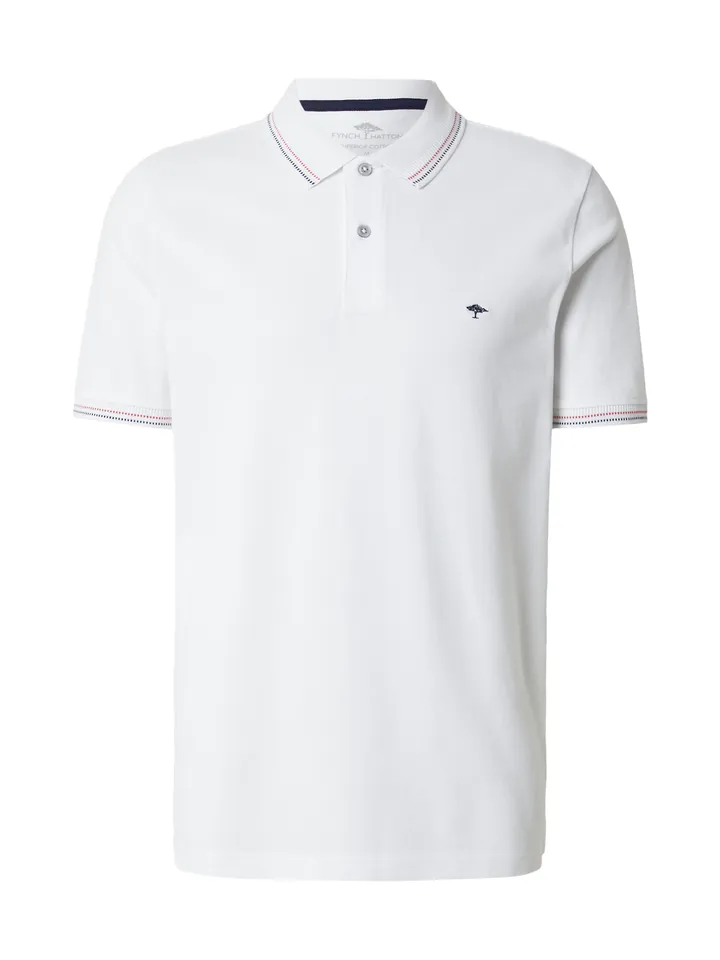 FYNCH-HATTON Camiseta navy / rojo cereza / blanco