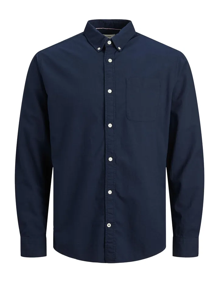 JACK & JONES Camisa 'JJEOxford' navy