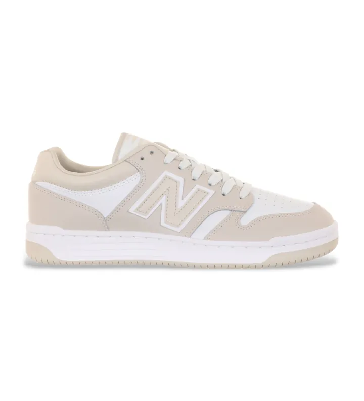 New Balance para hombre. BB480LV1 Zapatillas 480 beige (36), Plano, Cordones, Casual