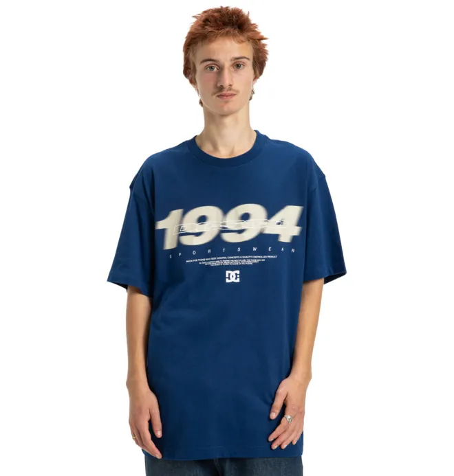 Blurry Years - Camiseta de manga corta Azul hombre