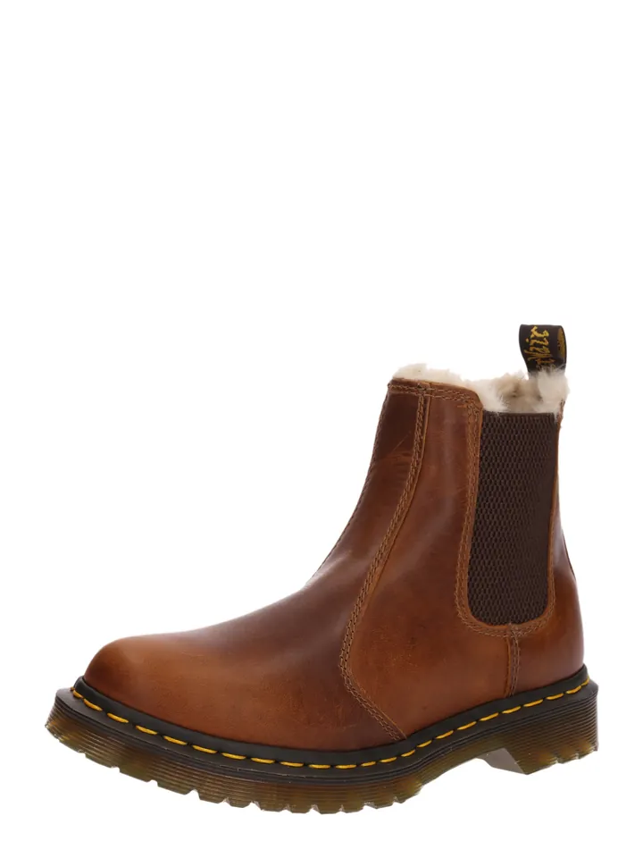 Dr. Martens Botas Chelsea 'Leonore II' chocolate / cognac