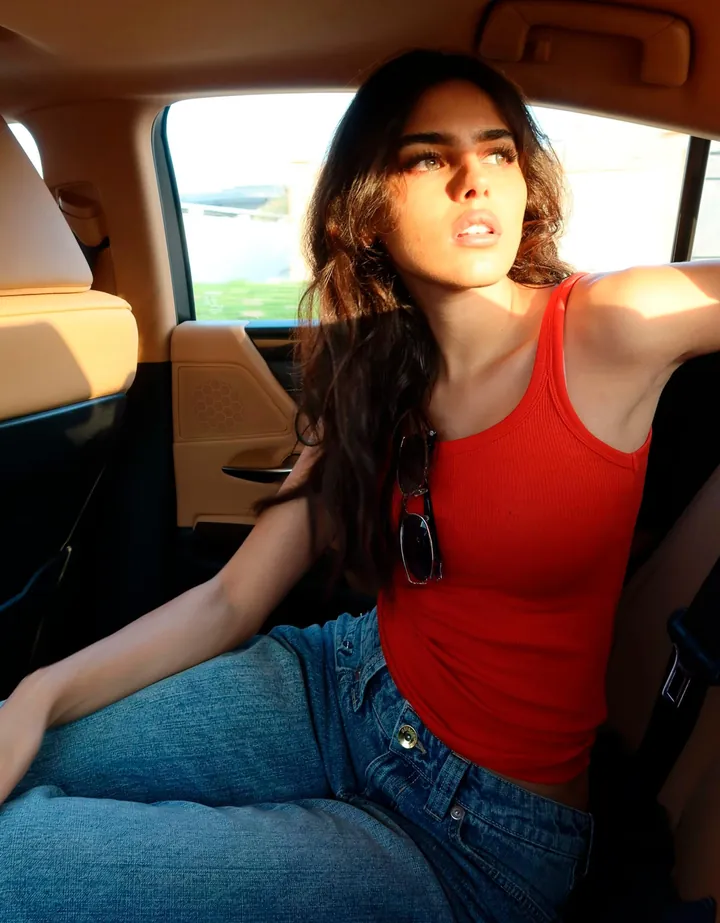 Bershka Camiseta Tirantes Rib Mujer L Coral