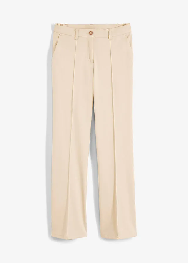 Pantalones de traje con pernera acampanada