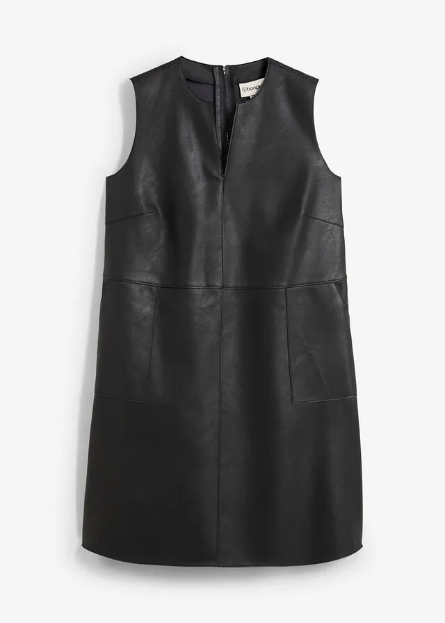 Vestido de piel sintética