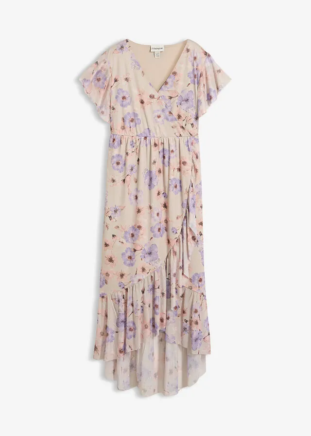 Vestido premamá/de lactancia 2 en 1 de malla elástica
