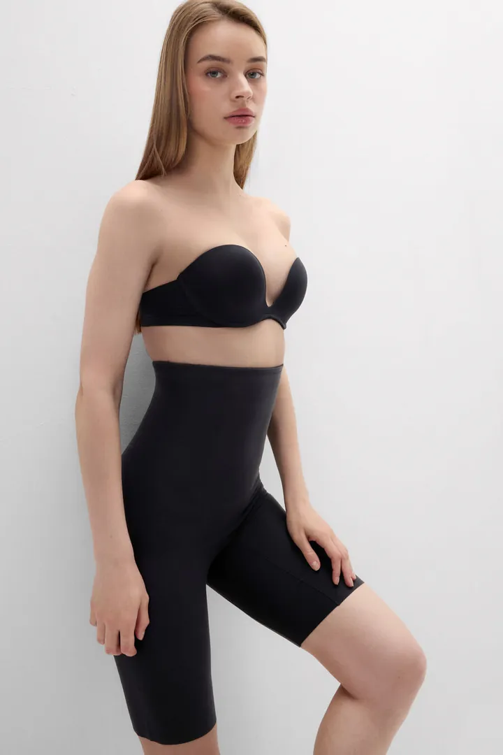 Intimissimi Pantalón Corto Modelador en Microfibra Sin Costuras Mujer Natural Tamaño L