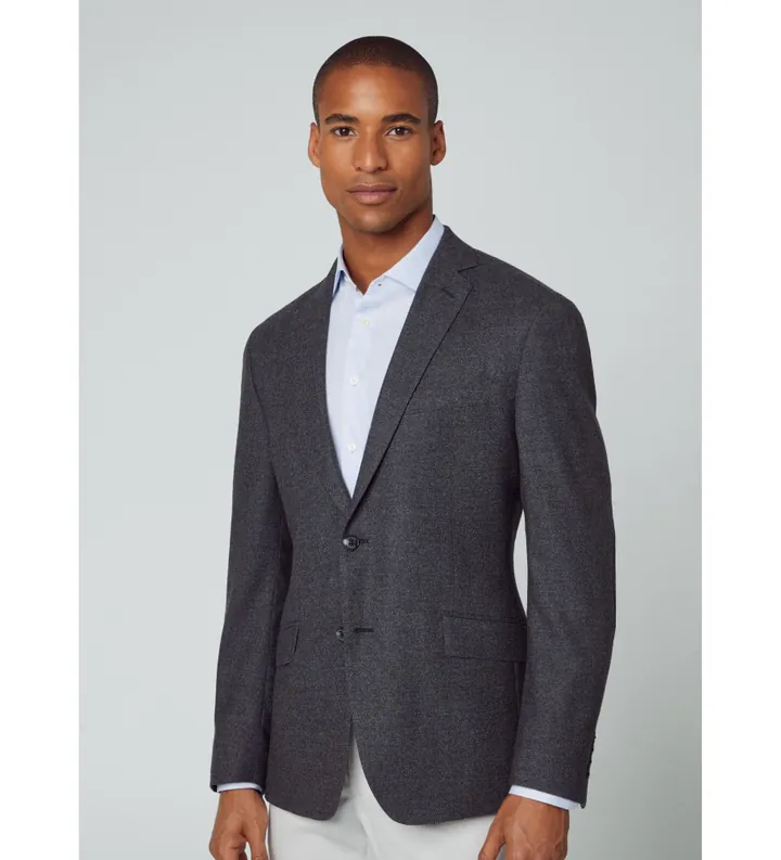 Hackett London para hombre. HM443266 Americana Performance gris (36/30), Casual, Fiesta, Lana, Clásico, Manga larga