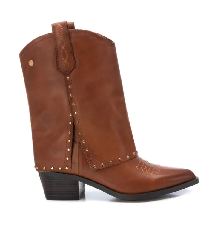 Carmela para mujer. 16196103-CAMEL Botines de piel 161961 Marrón (36), 3 a 5cm, Ninguno, Casual