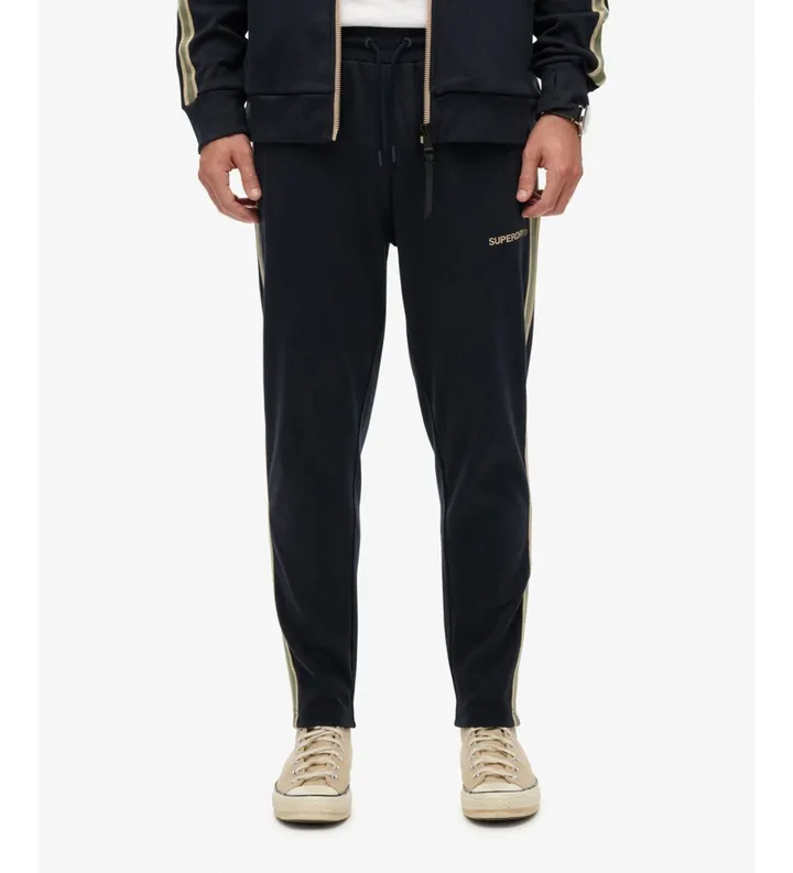 Superdry para hombre. M7011415A Pantalón Jogger Tech Cult marino (L), Casual, Algodón