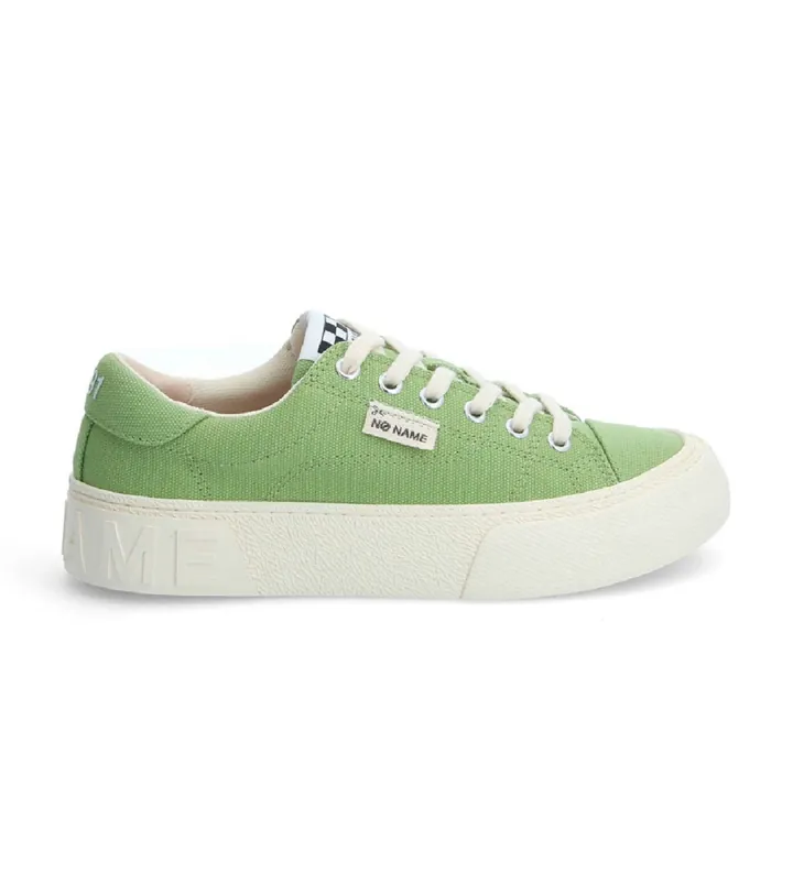 NO NAME para mujer. QNBCOD0 Zapatillas Reset verde (36), Tela, Plano, Cordones, Casual