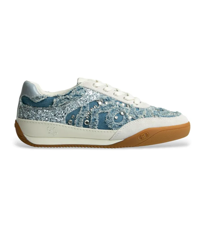 Liu Jo para mujer. BA6093TX54300009 Zapatillas Lewis 04 denim azul (36), Plano, Cordones, Casual