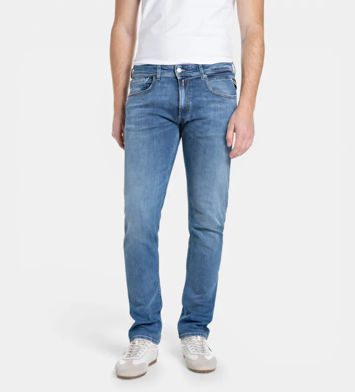 Replay para hombre. MA972Z.000.41A182 Jeans denim azul (30/32), Casual, Algodón