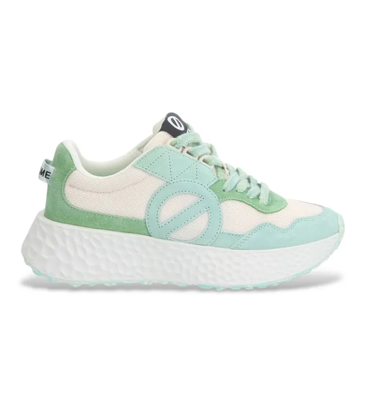 NO NAME para mujer. SNCMKSD Zapatillas Carter Jogger verde (38), 3 a 5cm, Cordones, Casual, Deportivo