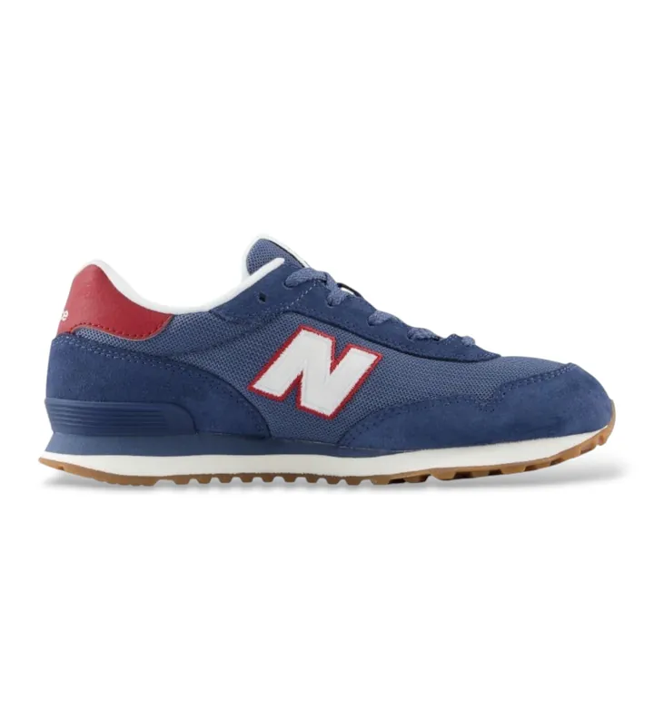 New Balance para mujer/niña. G515V1_KL Zapatillas 515 Lace marino (36), Plano, Cordones, Casual, moda infantil