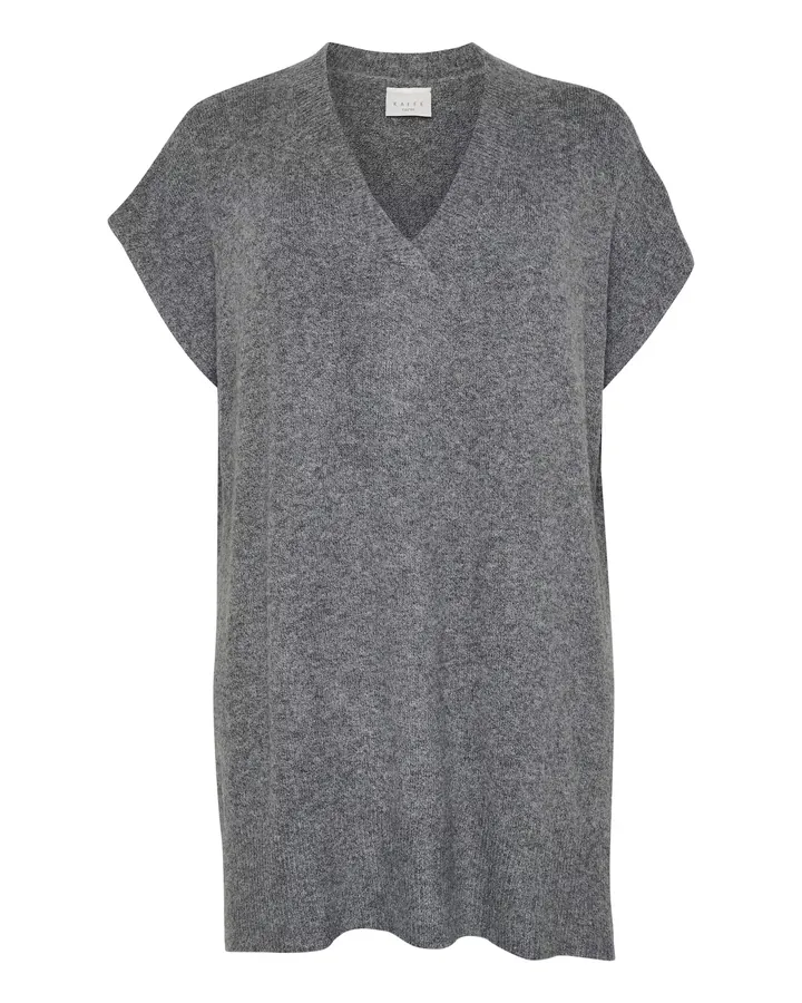 KAFFE CURVE Capa 'KA Annett' gris moteado