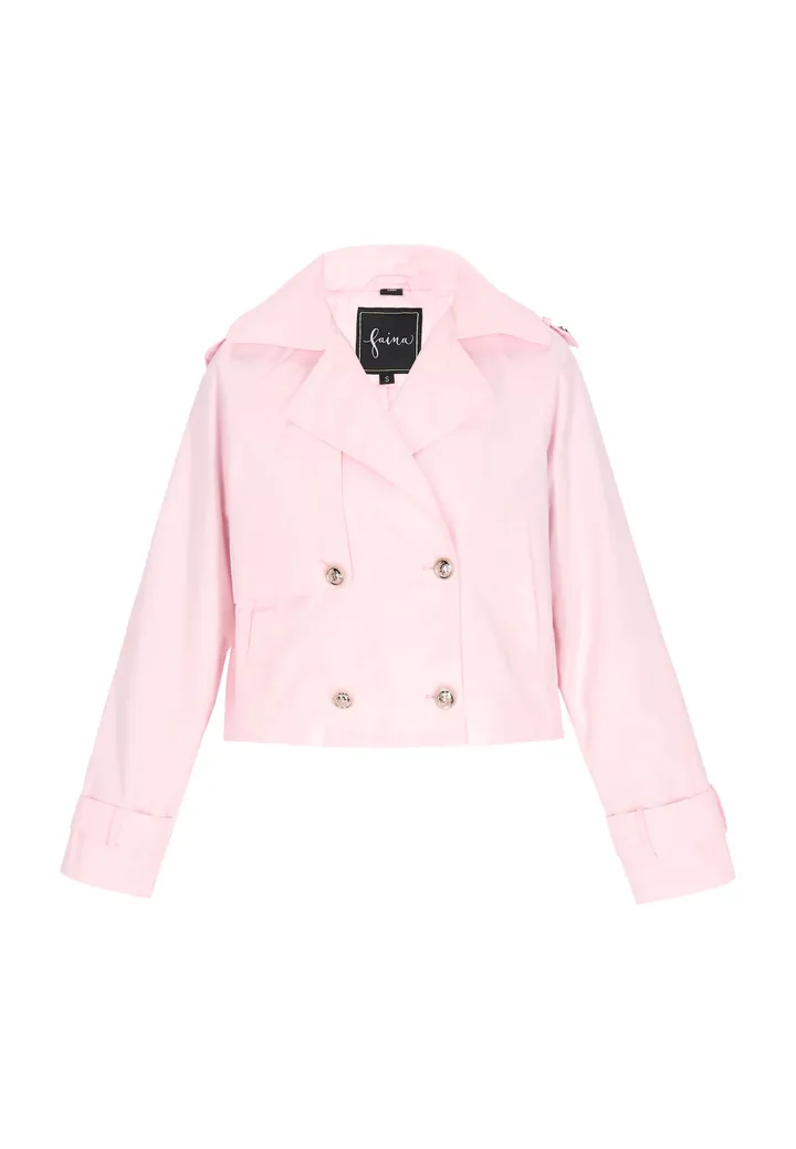 faina Chaqueta de entretiempo rosa