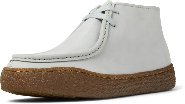CAMPER Botines con cordones 'Peu Terreno' gris claro