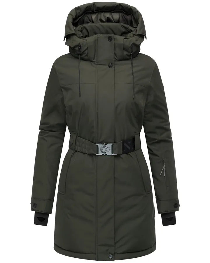 NAVAHOO Abrigo de invierno 'Frostkuss 14' oliva