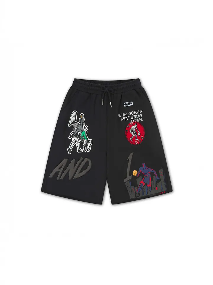 AND1 Pantalón gris / rojo / negro / blanco