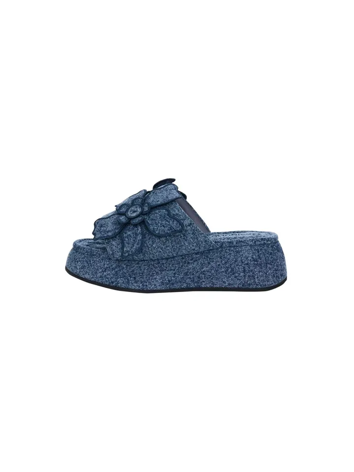 Desigual Zapatos abiertos azul denim
