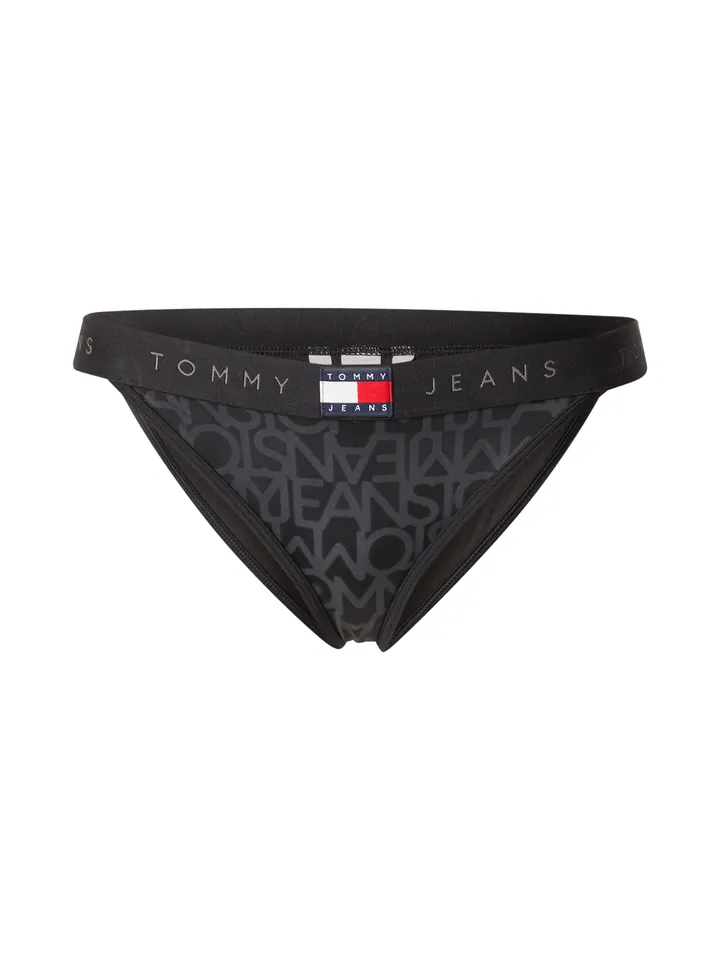 Tommy Hilfiger Underwear Braga de bikini gris oscuro / rojo vivo / negro / blanco