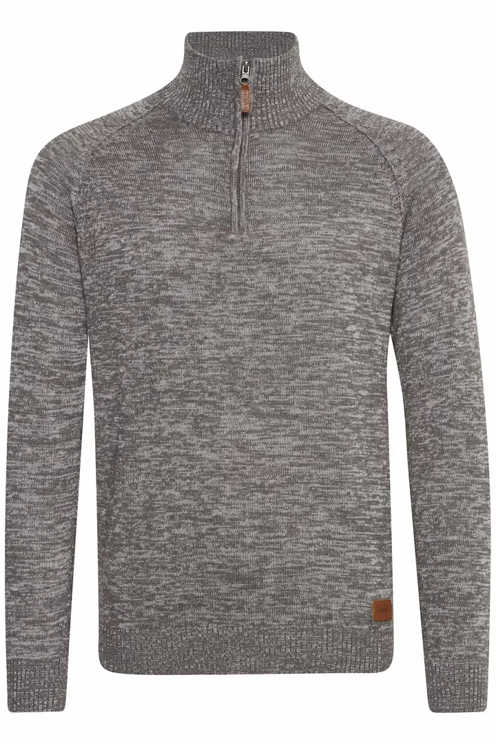 BLEND Jersey 'Danovan'  marrón / gris moteado / plata