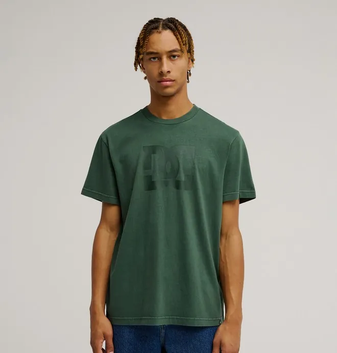 DC Star Pigment Dye - Camiseta de manga corta Verde hombre