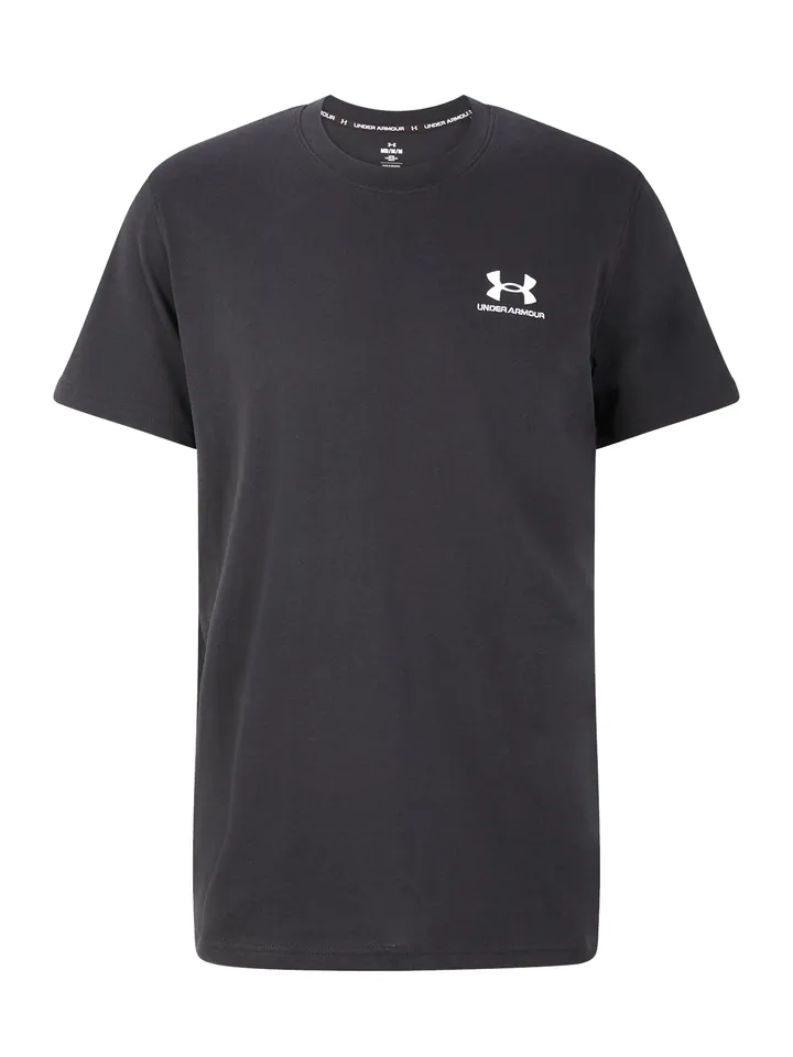 UNDER ARMOUR Camiseta funcional negro / blanco