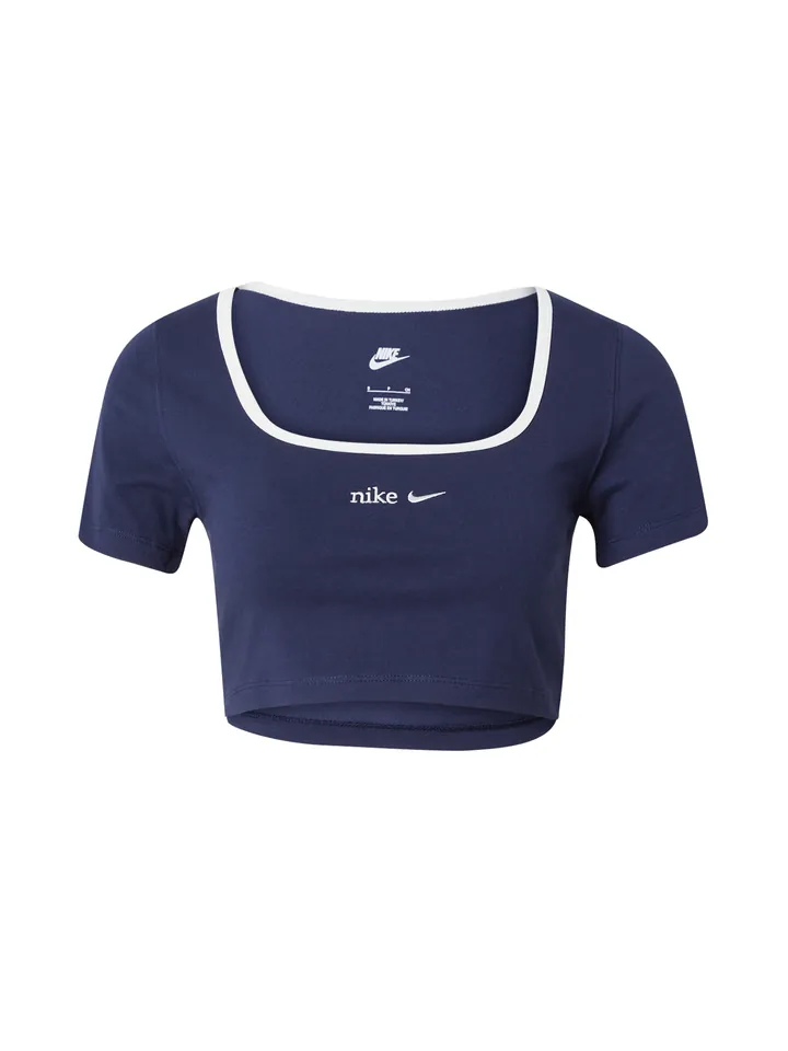 Nike Sportswear Camiseta navy / blanco