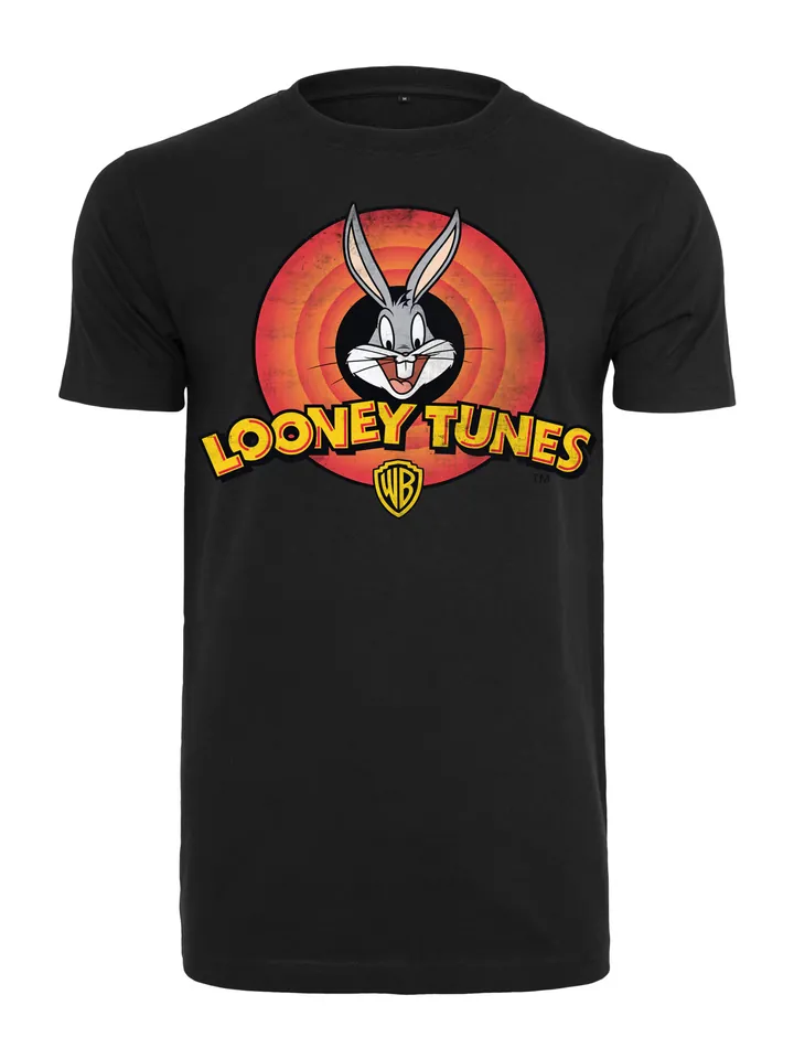 Mister Tee Camiseta 'Looney Tunes Bugs Bunny'  amarillo / gris / rojo anaranjado / negro / blanco