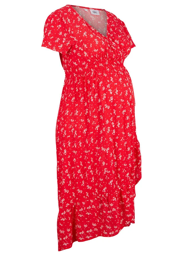 Vestido premamá/de lactancia 2 en 1 de crepé de viscosa