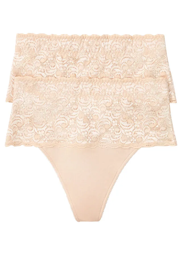 Tanga con efecto moldeador medio (2 unidades)