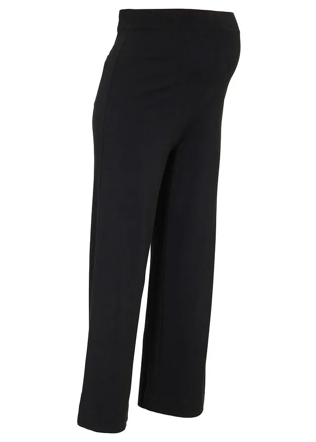 Pantalón premamá con perneras capri